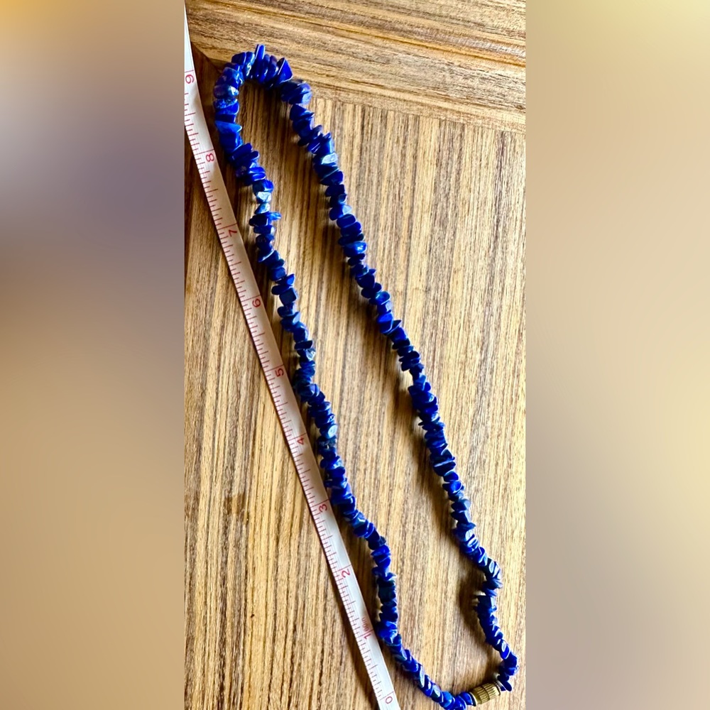 Blue lapis necklace